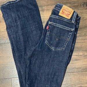 Levi's Women's High Rise Dark Blue Jeans
